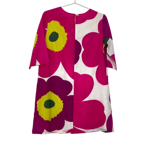 Marimekko Unikko Floral Print Tunic Dress Mini - Picture 2 of 9
